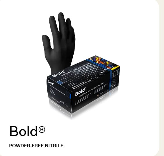 Nitrile Gloves - 5mil Medical Grade - Black